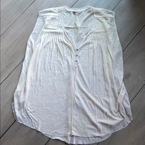 Lucky Brand Sheer Sleeveless Knit Top